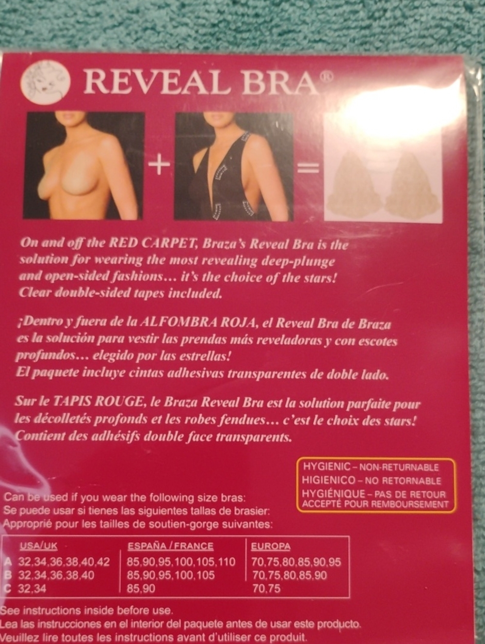Reveal Bra Adhesive Silicone Bra - Beige